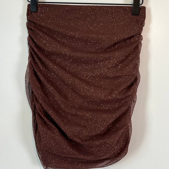 Women's Windsor Go For The Glow Glitter Mini Skirt Size Small - Picture 15 of 15